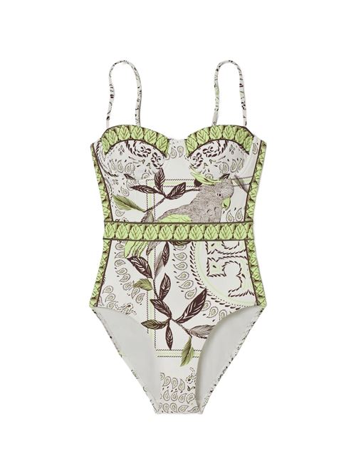 One-piece swimsuit with print TORY BURCH | 178623301